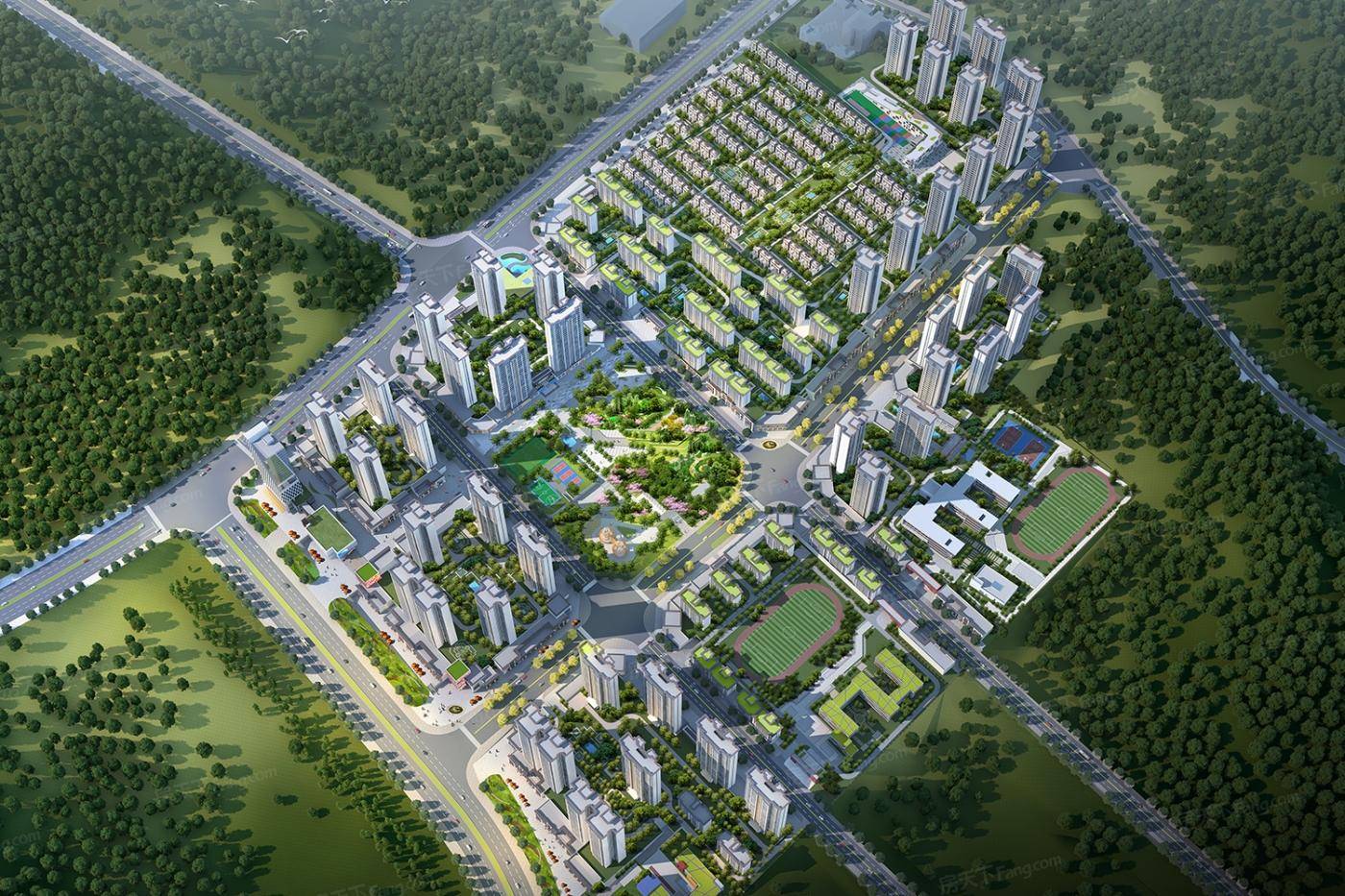 黔西新城区规划图图片