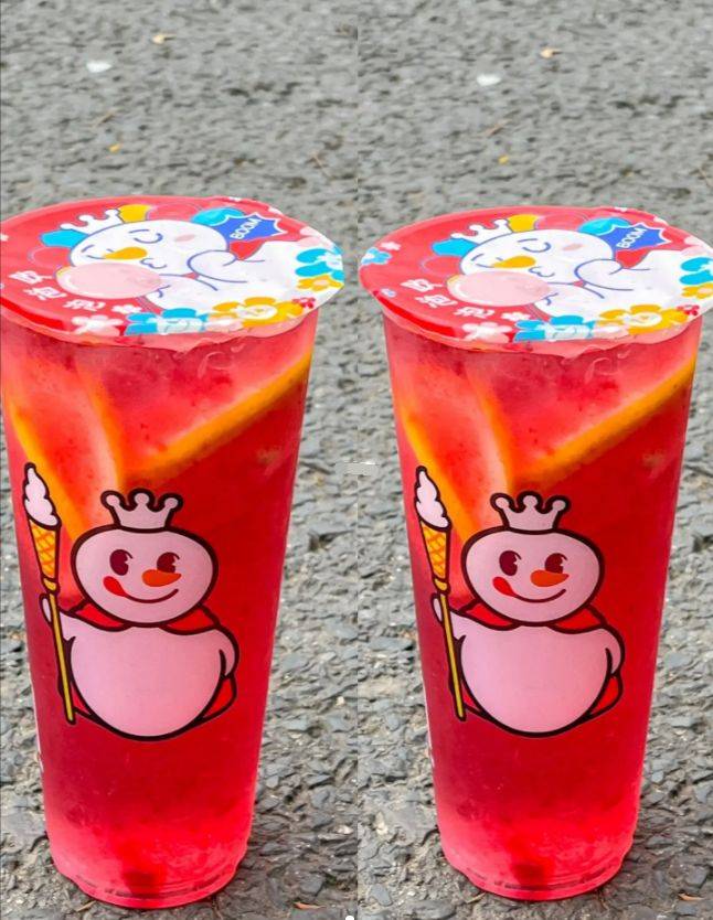 蜜雪儿冰&柠檬水!