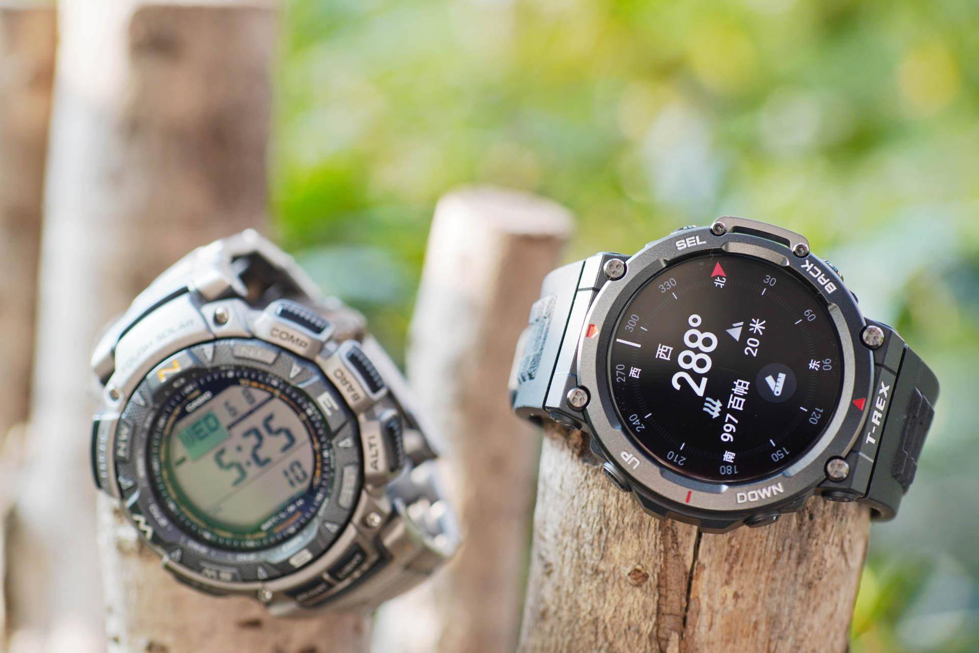 一千出头的硬核户外智能手表,华米amazfit t-rex 2使用体验_的设计