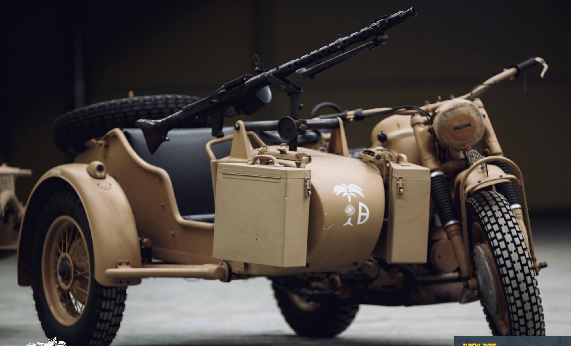 二战德国R75重型摩托车图片