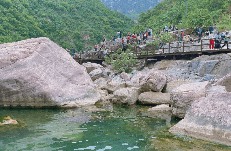 整个旅游度假区分为大西沟景区和小西沟景区两大部分典型的峡谷生态