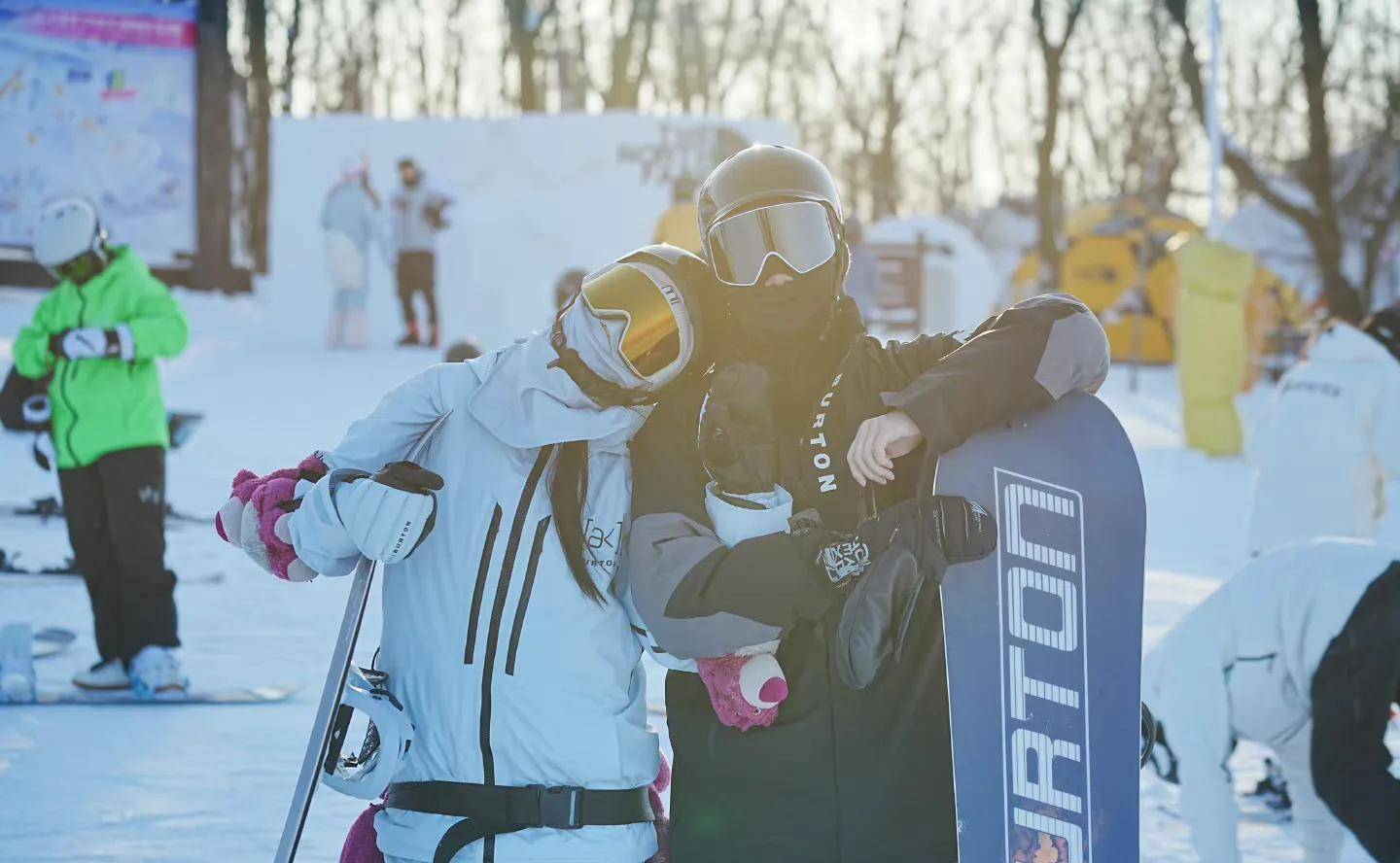 站姐放滑雪图祝福_杨洋姐_王楚然_网友