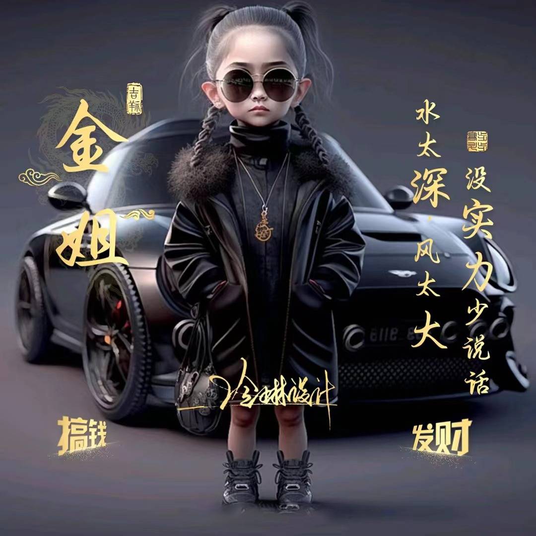 2023你该换微信头像了,四月搞钱发财3d霸气连笔签名头像,请查收_设计