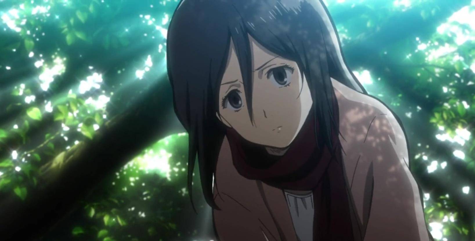 眼前的三笠并非是原本的三笠了,这就暗示着动漫可能存在着平行世界