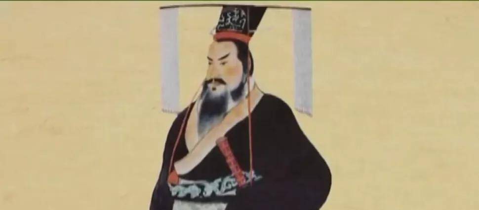 流传较广的秦始皇画像是照唐代画作《历代帝王图》摹本推演而来的_长相_依据_颅骨