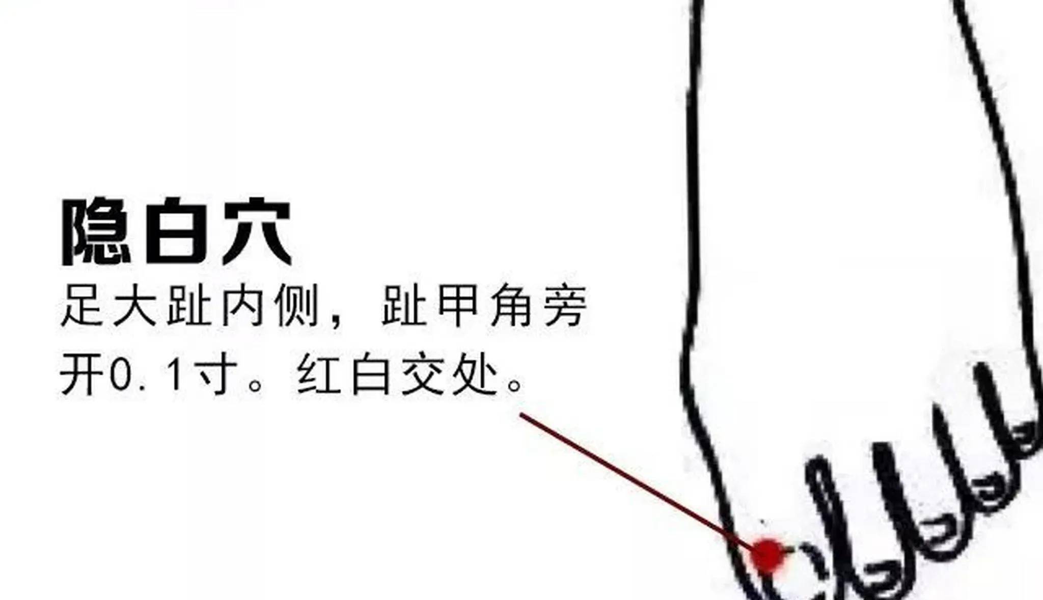 神奇的隐白穴,人体脚上的安眠药,清心安神治疗心烦失眠的要穴_穴位