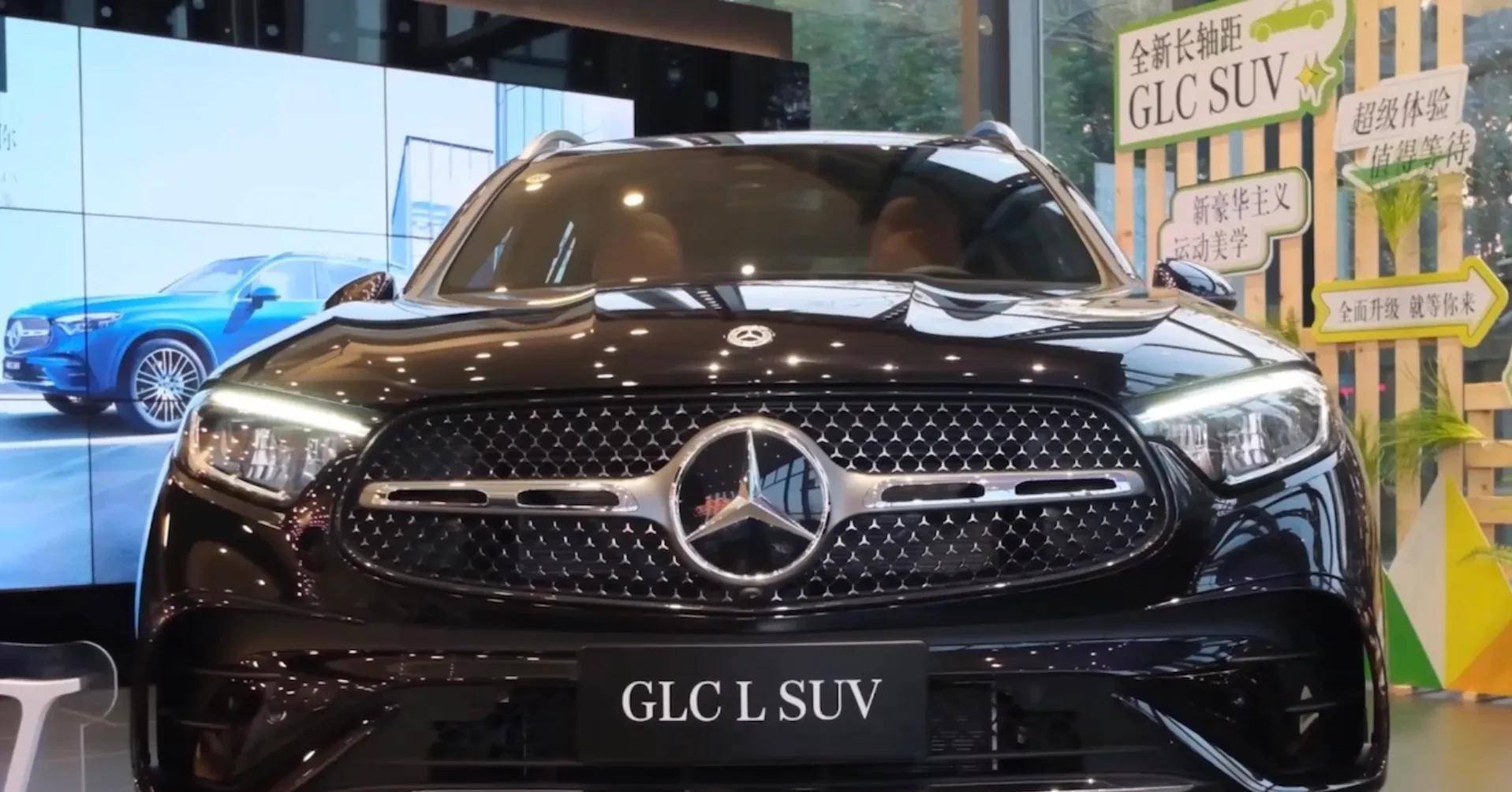 全新2023款奔驰glc:黑色涂装版到店,4点改变后战力提升_搜狐汽车_搜狐