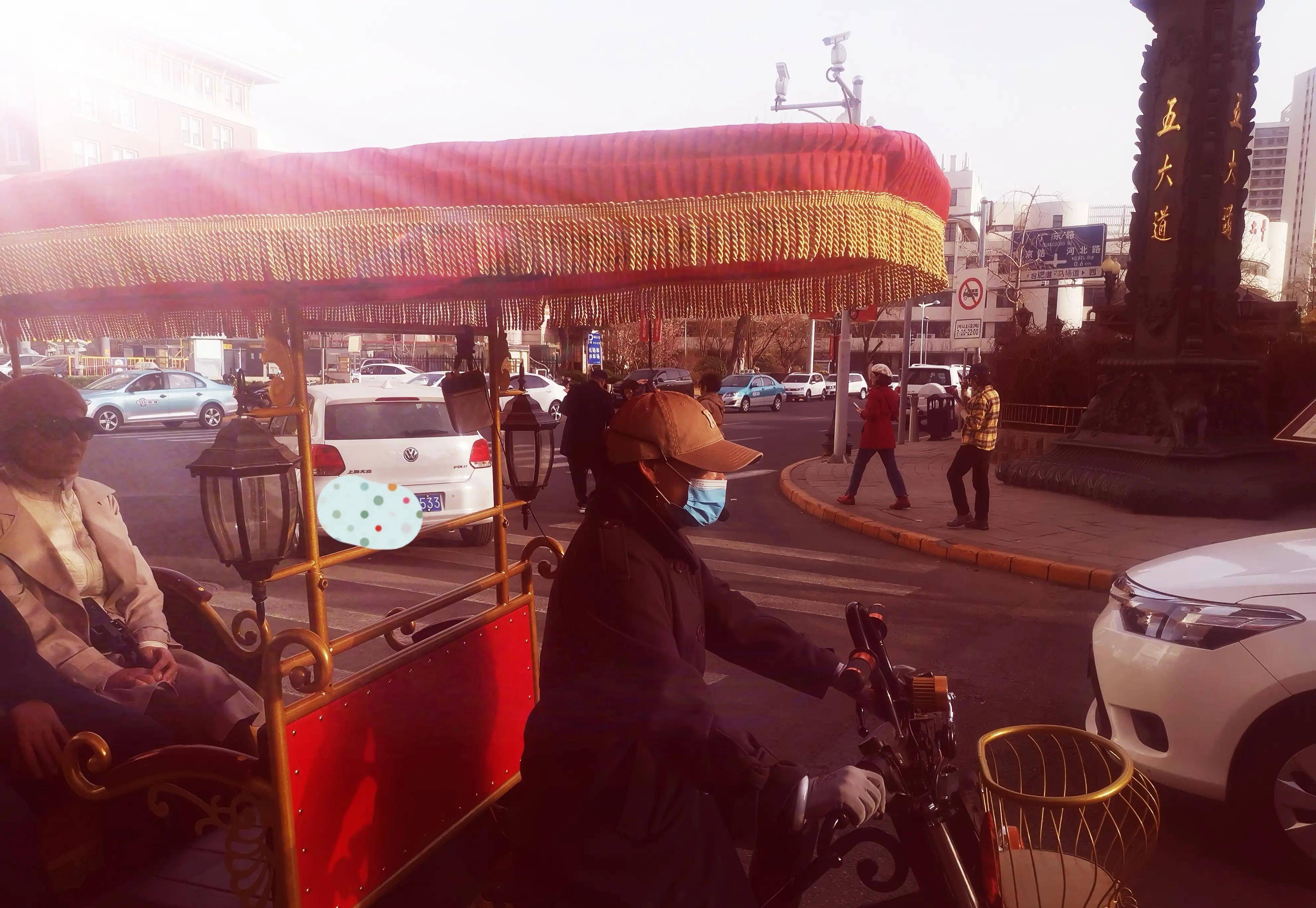 北京有"板爷",天津有"板姐"(原创)_五大道_旅游_板车