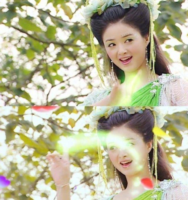 "七仙女"主演近照,36岁蓝儿美丽得比蒋欣好,老大真的认不出来_感觉_很