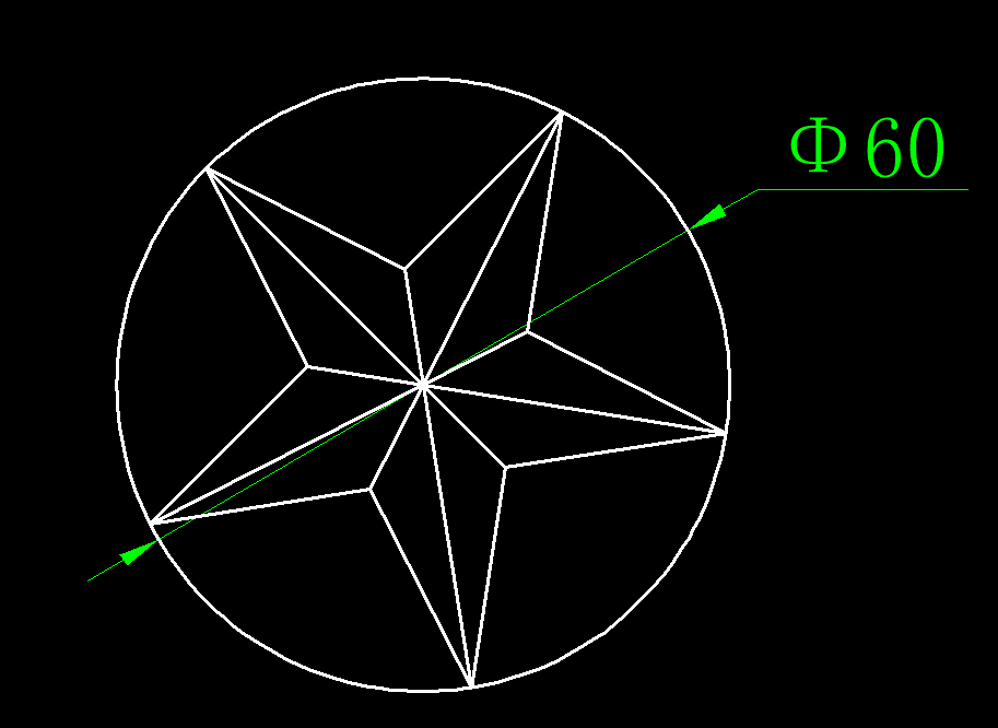 cad圆,点的定数等分绘制图形