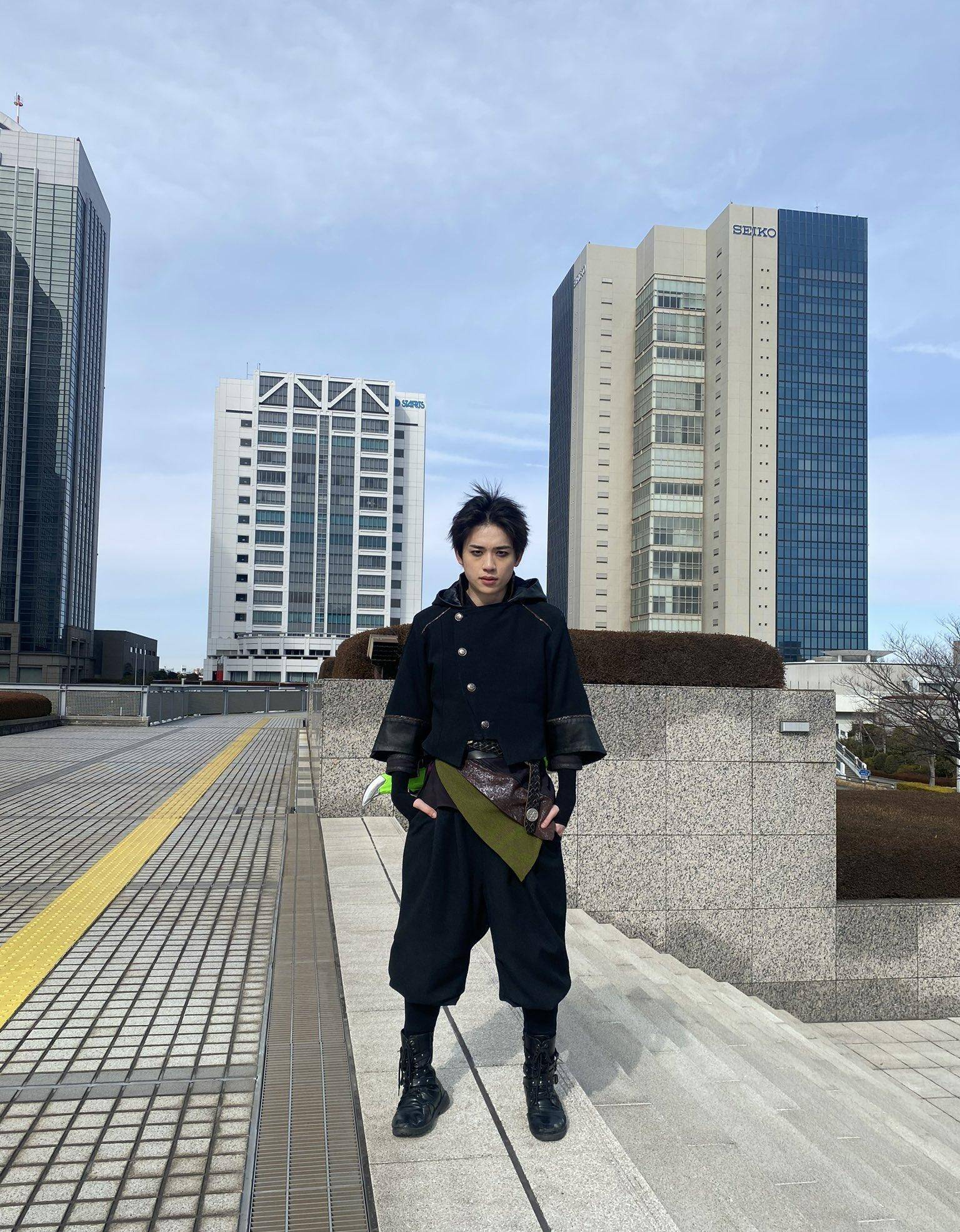 假面骑士剑斩与天灾杀青剧照与写真集 超有爱的令和兄弟_操作_后期