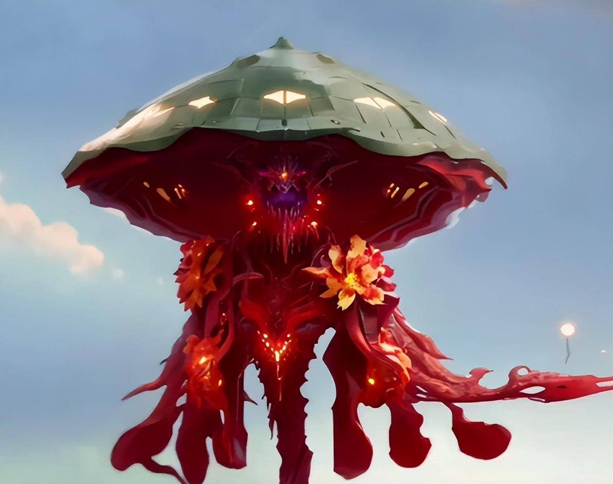 用ai重塑《雷欧奥特曼》里的"圆盘生物",这形象压迫感不就来了_对比