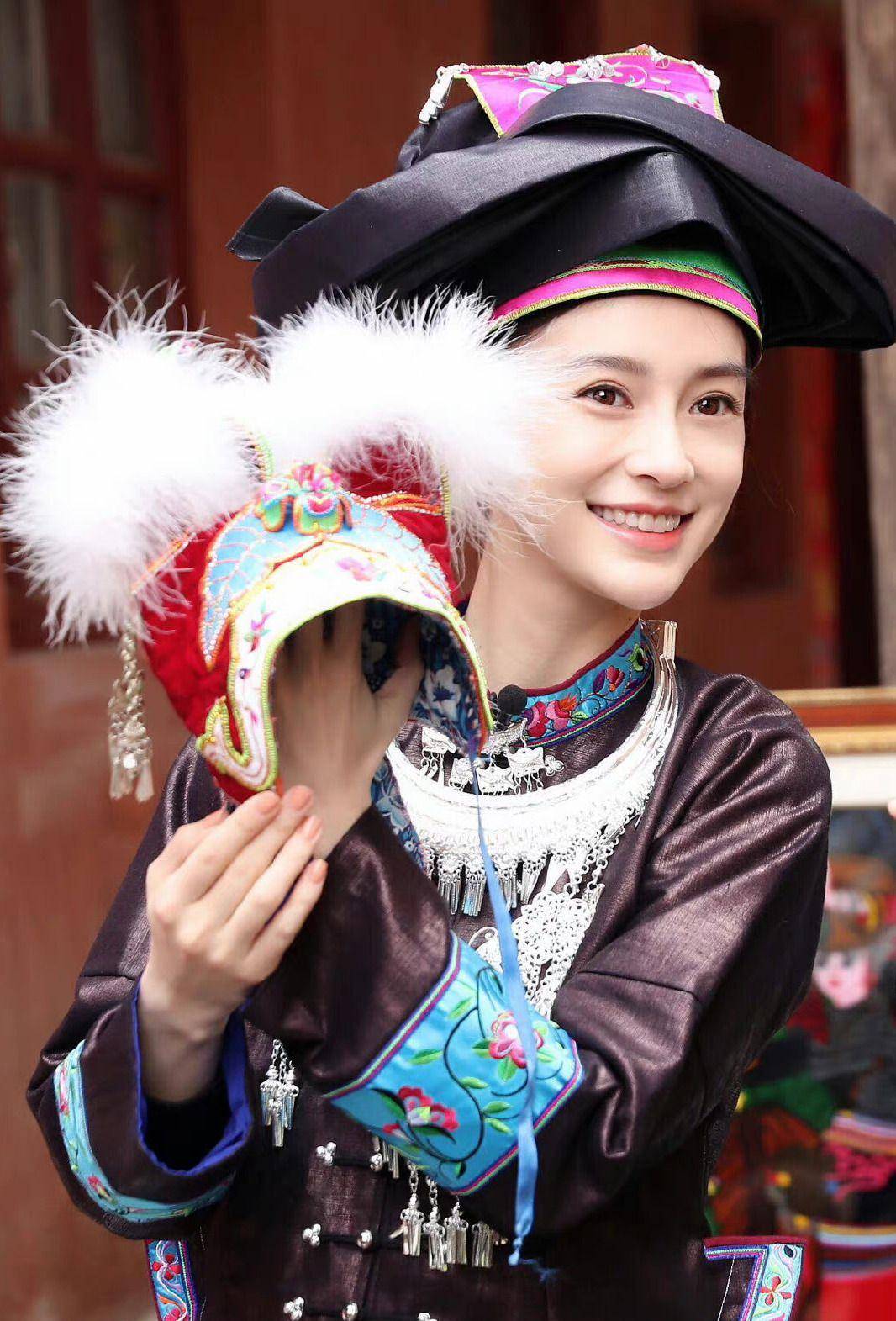 angelababy民族风造型好美,明眸皓齿气质出众,妥妥的异域美人_感觉