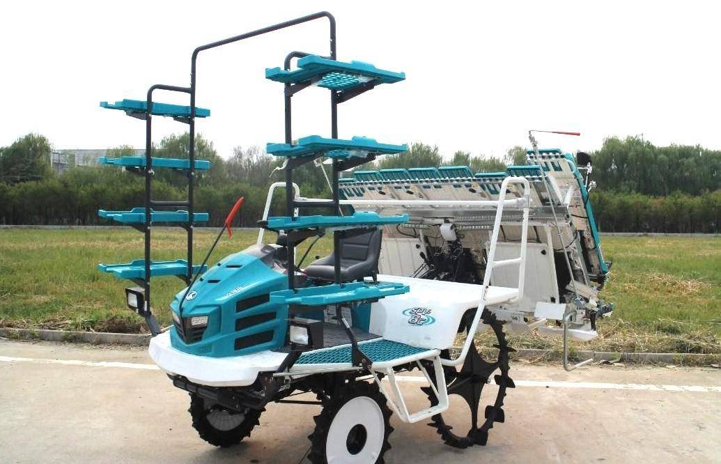 乘坐式8行水稻插秧机,久保田vs江苏沃得,当面锣对面鼓,分上下_搜狐
