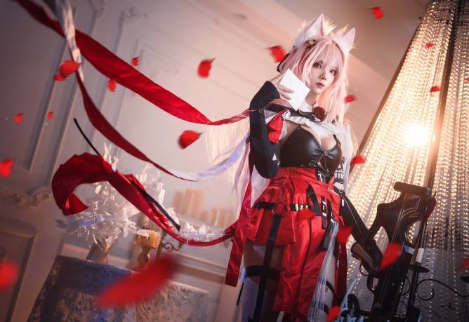 cos：明日方舟鸿雪Cosplay正片16P-Hazelnut_榛子_手机搜狐网