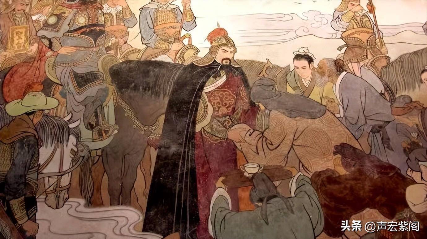 酒是壮胆精,古时将士征战前每每饮酒壮行.