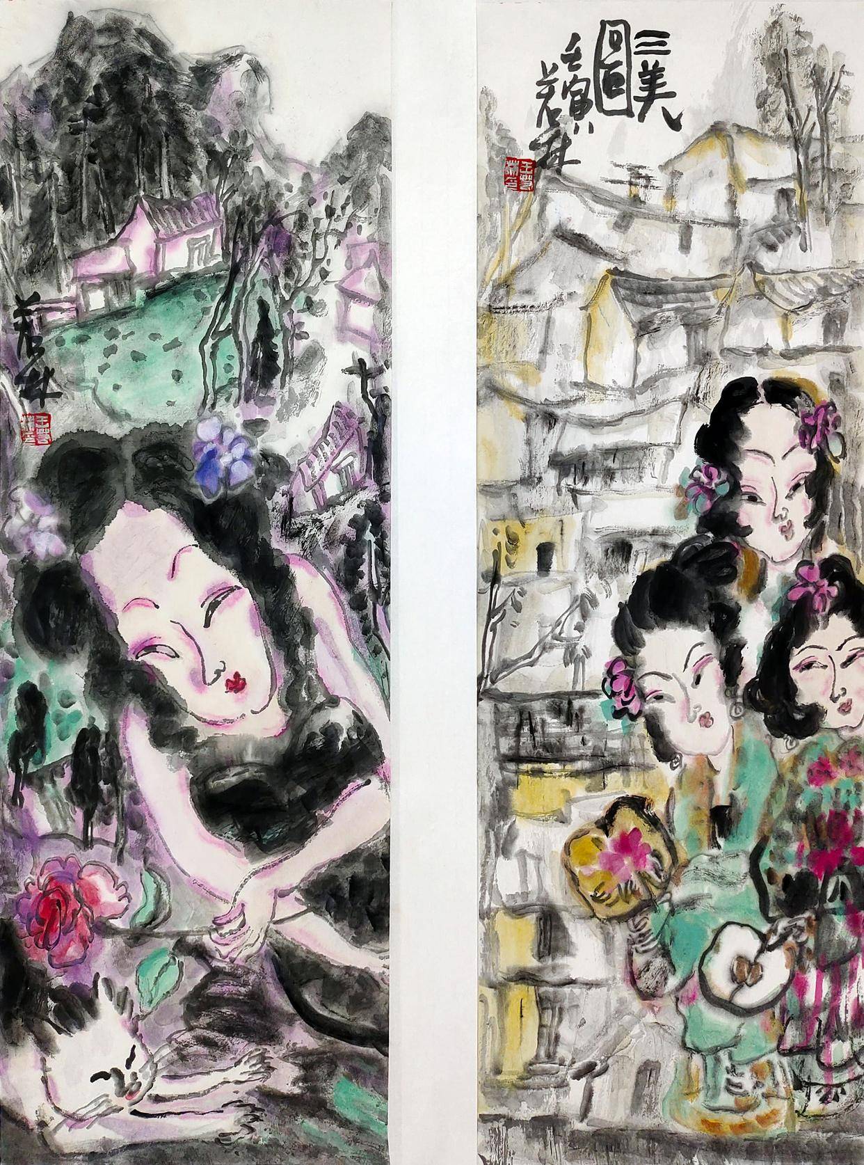 画家王若林：浓墨重彩戏人生_搜狐网