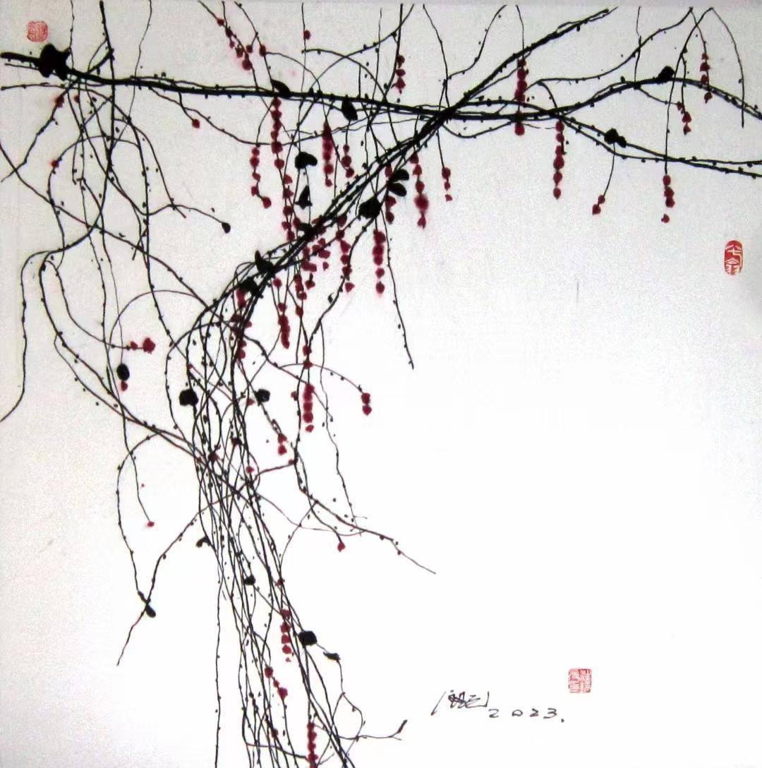 水彩画家汪钰元_江南长_作品_彩墨画