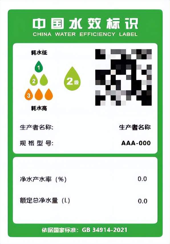 7月起家用净水器销售须标注水效标识,选购时又多一重注意事项!