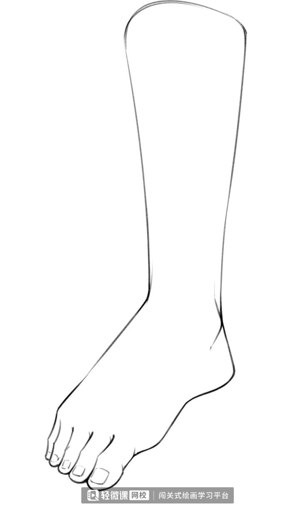 动漫人物脚如何绘制?人物脚画法步骤