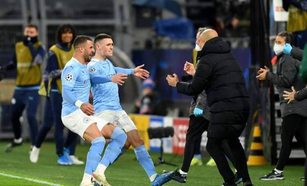 体育:曼城客场逆转多特蒙德,贝林厄姆进球,福登世界波绝杀_禁区_边缘