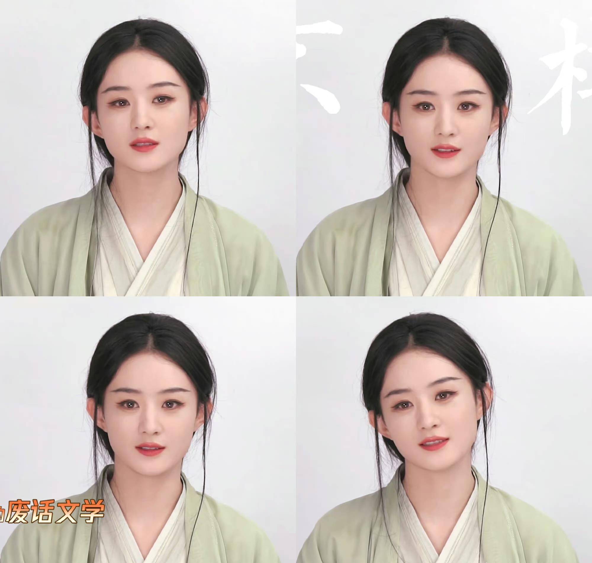 剧造型让人梦回"花千骨",软萌可爱,谁能相信她35岁了_古装_衣服_颜色