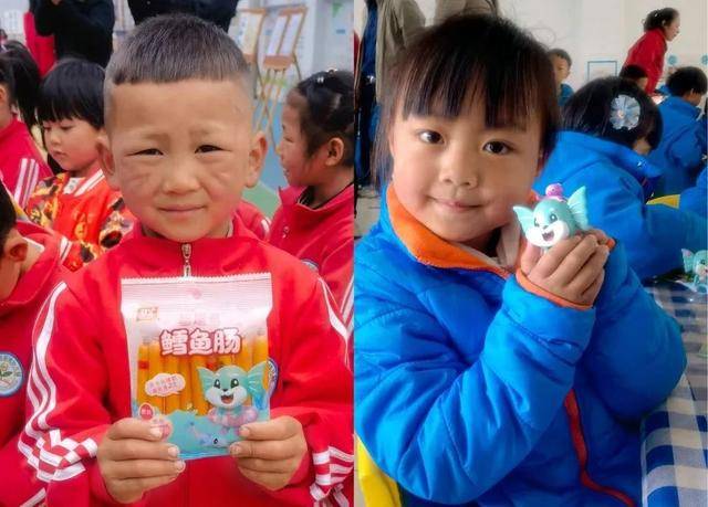 陈红与周霄,赵先德一行走进威宁县乡村,地处高原的两所幼儿园.