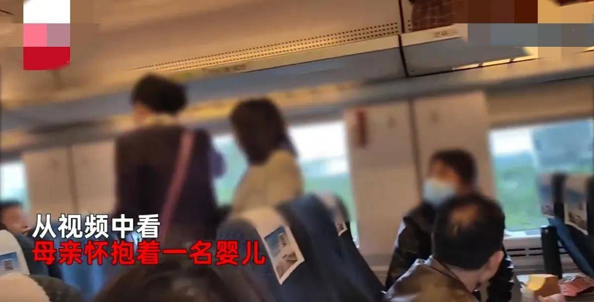 原创            婴儿高铁上哭闹女子和宝妈对骂，网友热议-高铁上的宝宝