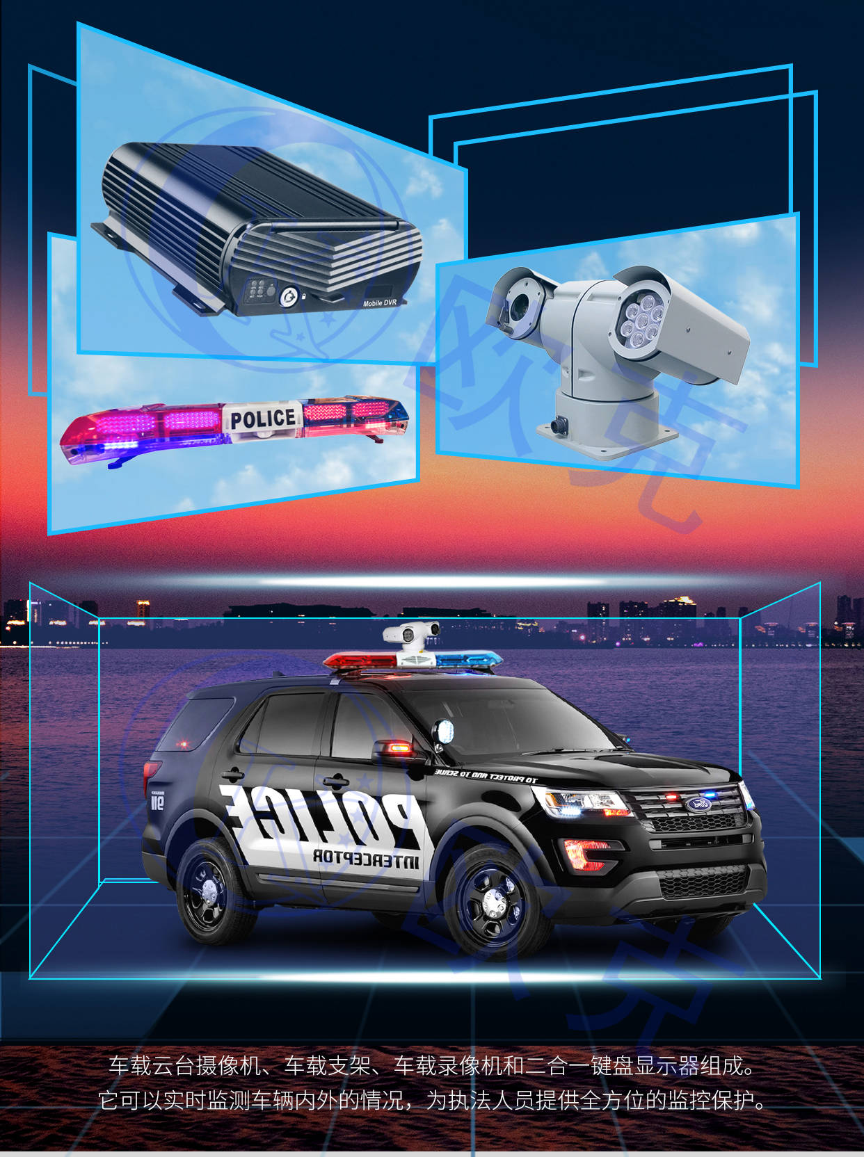 欧克动态车载监控系统由哪些产品组成 ,应用场景,解决执法行业什么