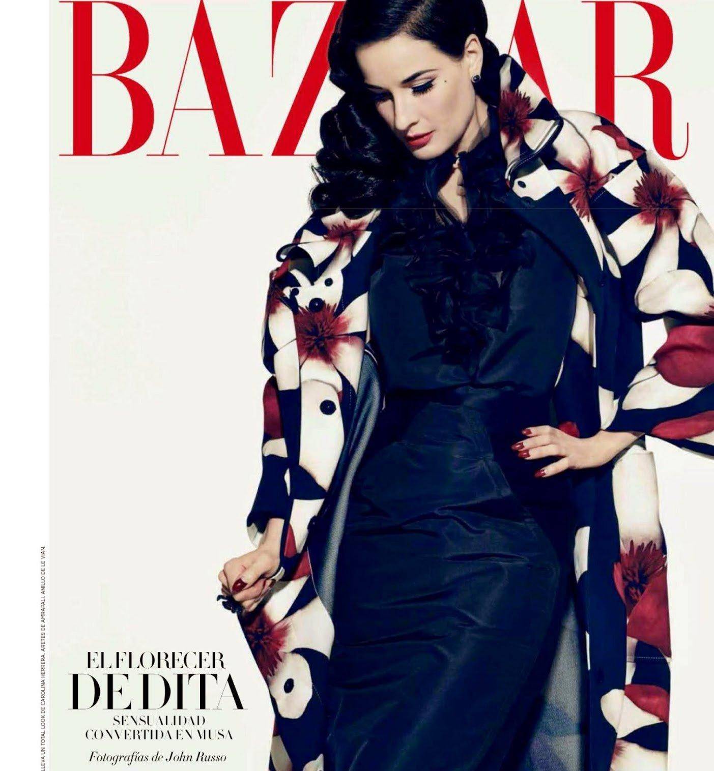 性感舞娘蒂塔·万提斯 dita von teese的时尚杂志大片