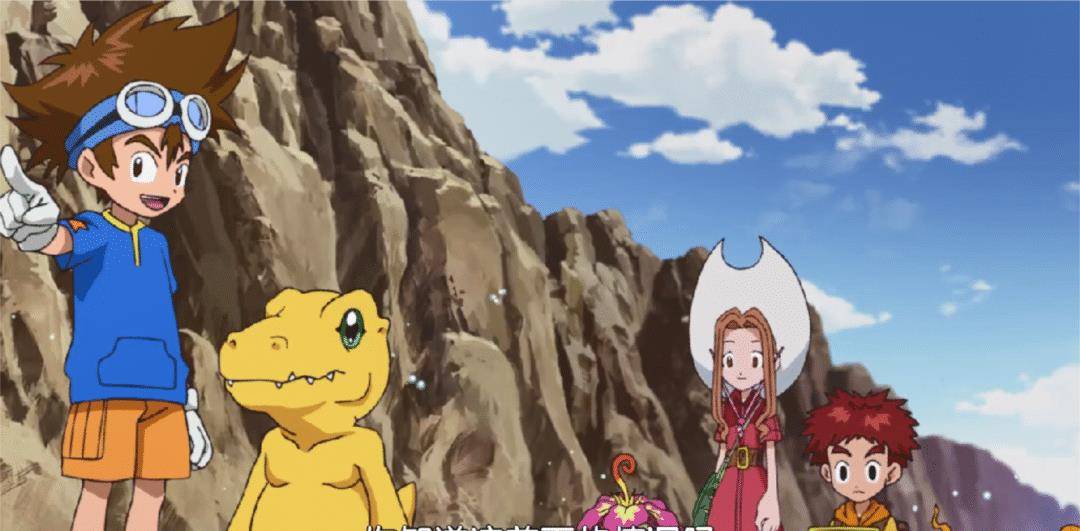 在上一集也展示过太一小组的战斗,美美的数码兽进化成花仙兽,解决掉了