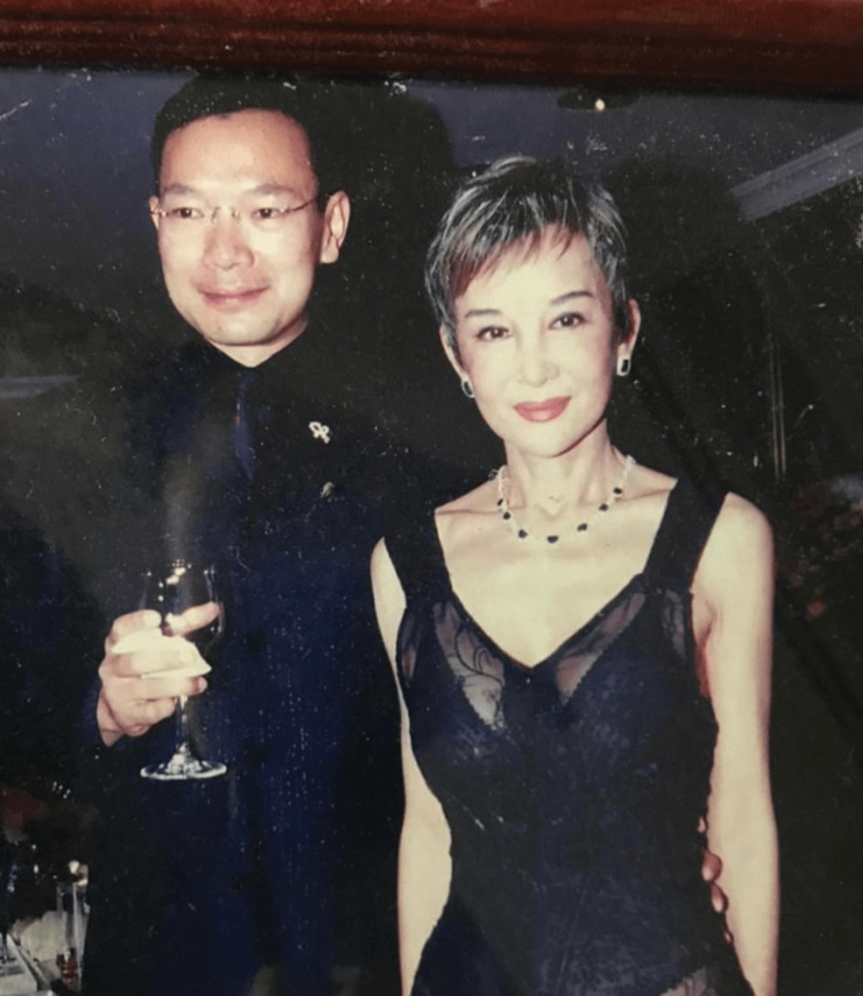 白韵琴与谢伟俊在现场大方接受媒体访问,白韵琴就个人近况进行了公开