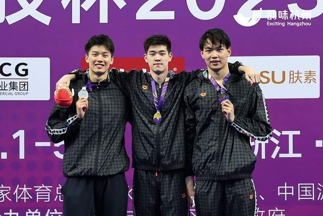 潘展樂領銜中國游泳全面抗韓，韓國的亞運爭金點淪為爭牌點