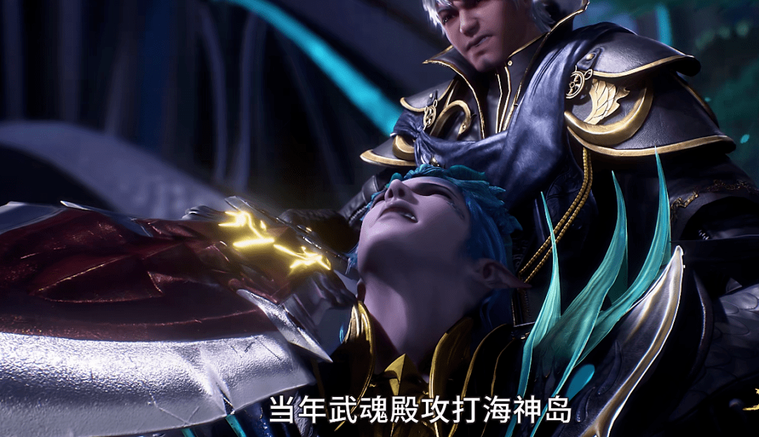 斗罗:七圣柱斗罗vs六大供奉必输,光翎霸气一箭,青鸾