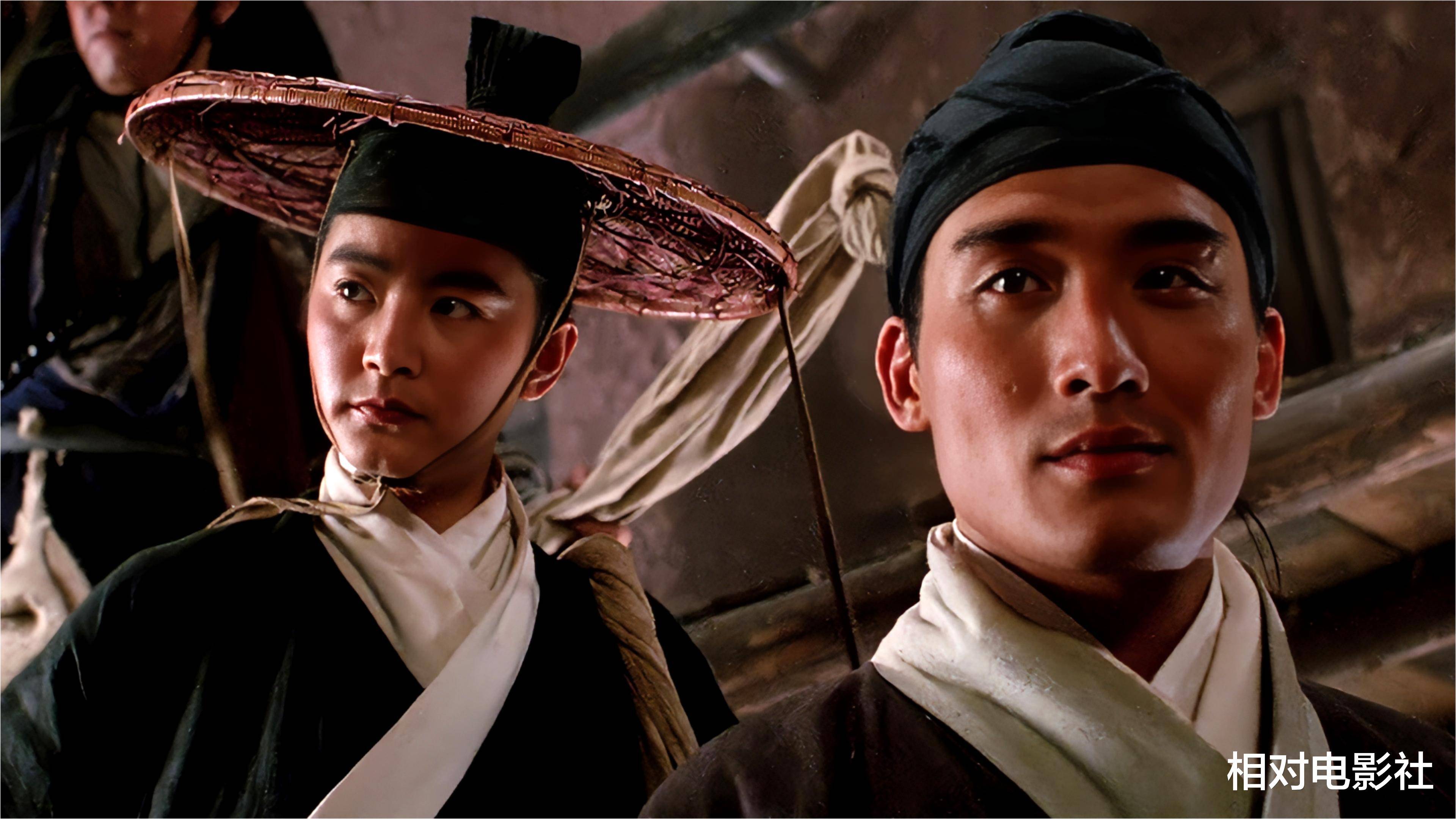 比如,1990年上映的《笑傲江湖》(许冠杰,叶童,张学友,张敏等领衔主演)
