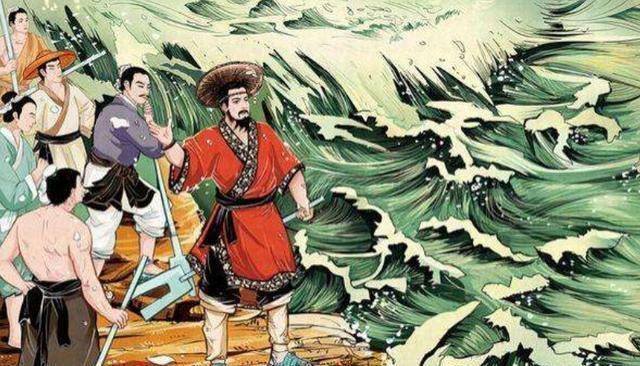在治水的十三年里,从自己的儿子刚生下到能叫爸爸,再到他十多岁,大禹