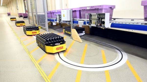 浅谈四种常见的agv导航方式及各自的优缺点_进行_路径_激光