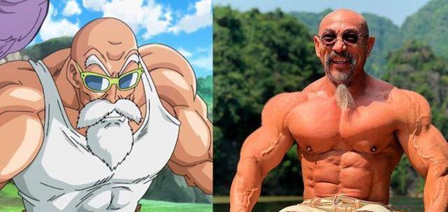 57岁的越南真人版"龟仙人",肌肉爆炸,身体比20岁的年轻人还好_健身