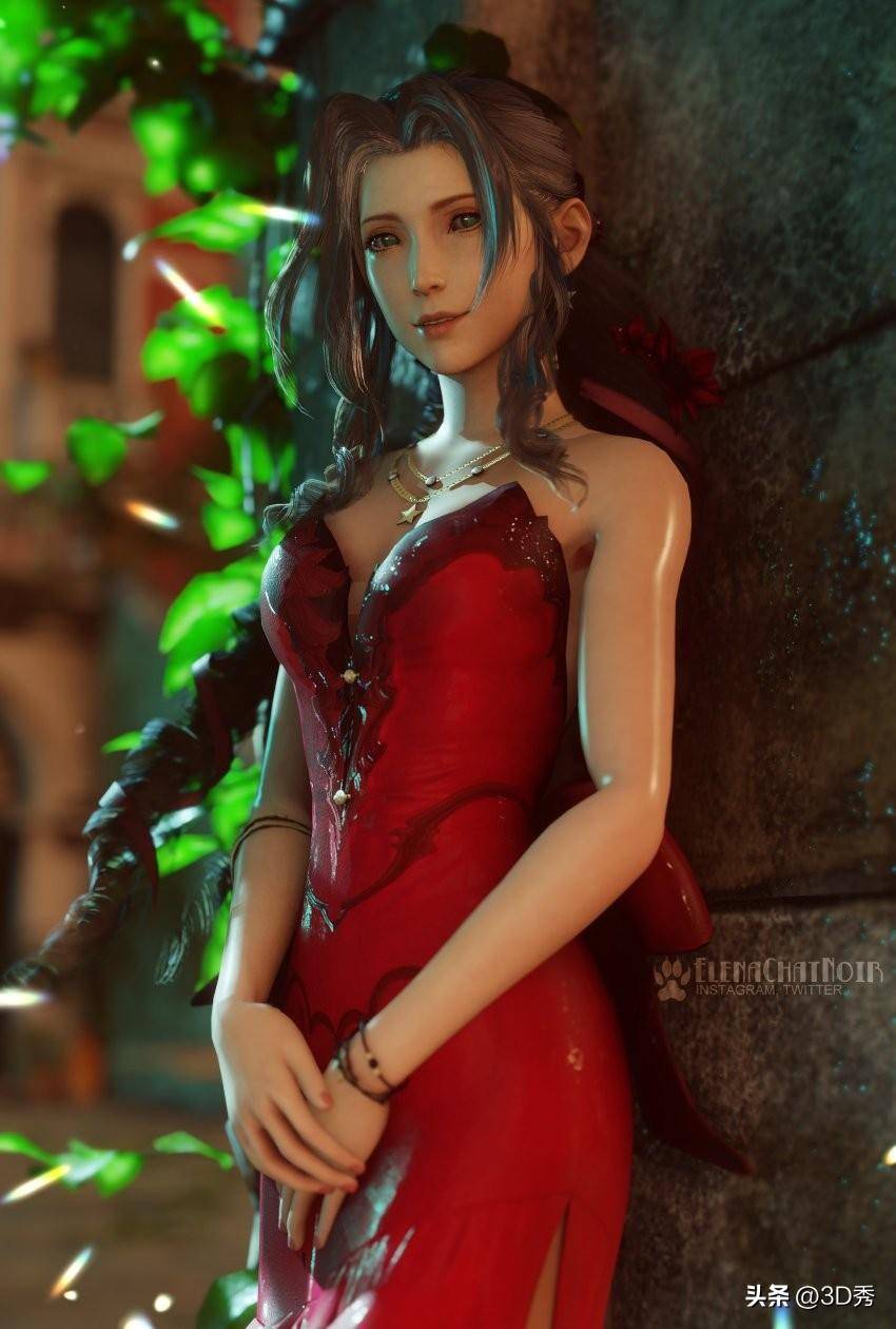 最终幻想-爱丽丝·盖恩斯巴勒_aerith_fantasy_final