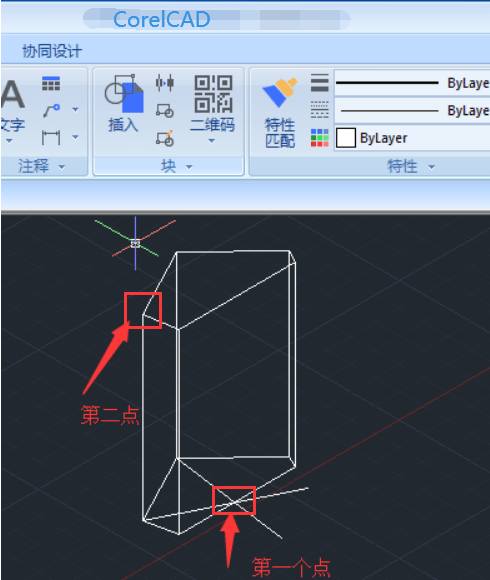 这样就完成cad剖切线绘制