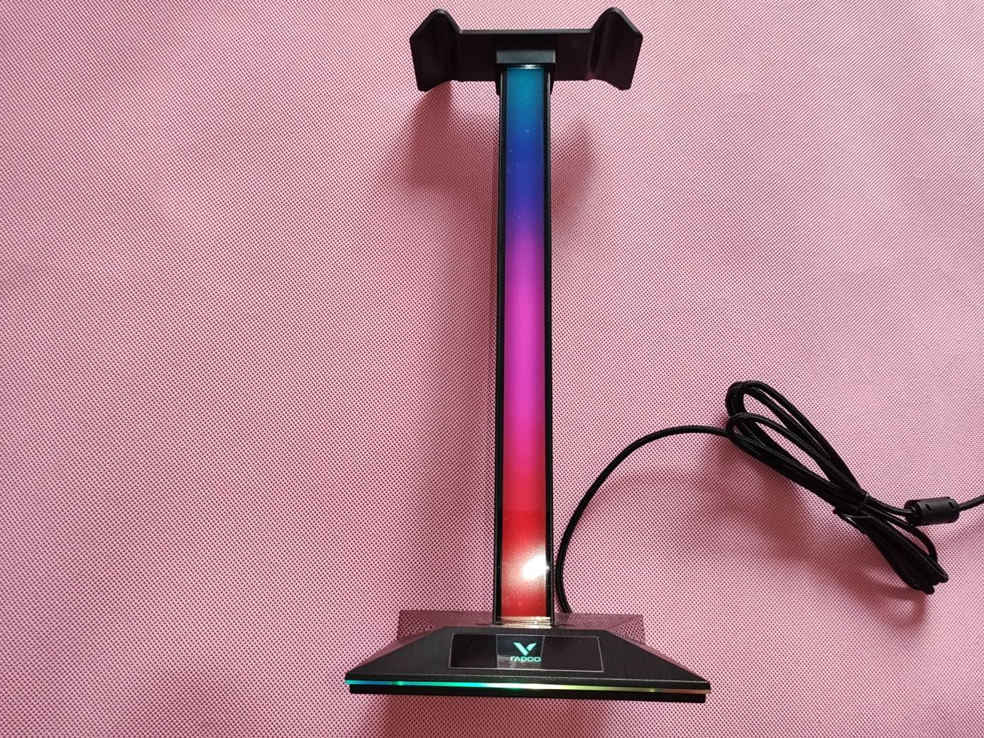 声光皆出色-雷柏VH800双模无线游戏耳机、VH10RGB支架套装评测