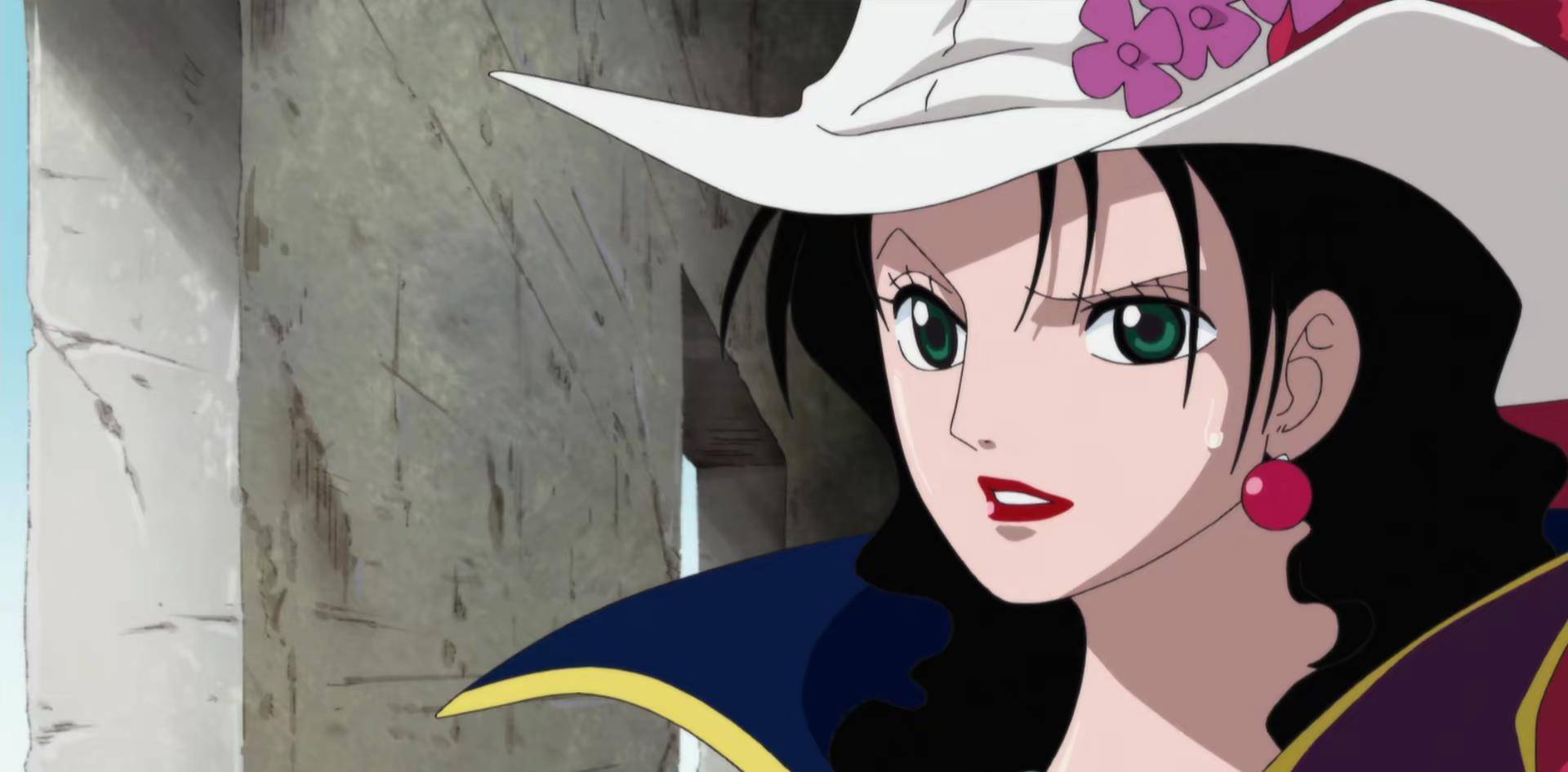 亚尔丽塔号称称霸东海的海贼,和路飞干一架后彻底被打懵,最后乘坐一艘