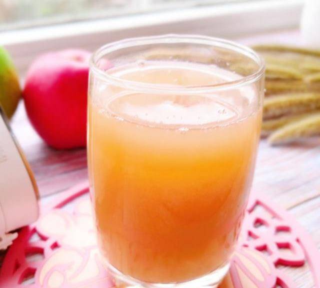 苹果梨汁,健康无添加,清甜好喝_影响_氧化_水果