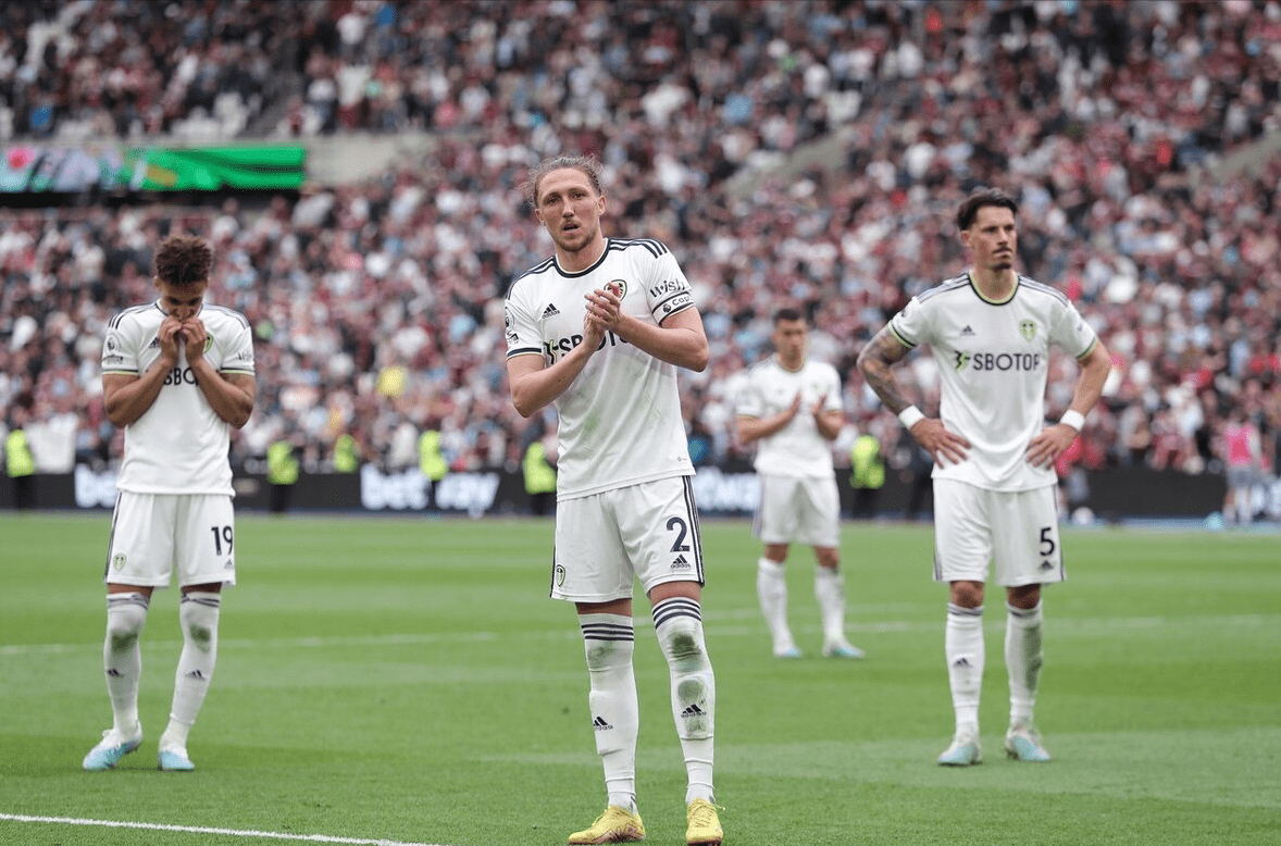 利兹联被西汉姆联连追3球 客场1-3输球 落后降级区2分 保级难了_助攻