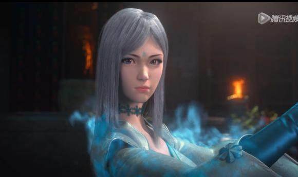 在斗破苍穹第二季出场的这位美女,雪魅,一登场便惊惊艳全场.