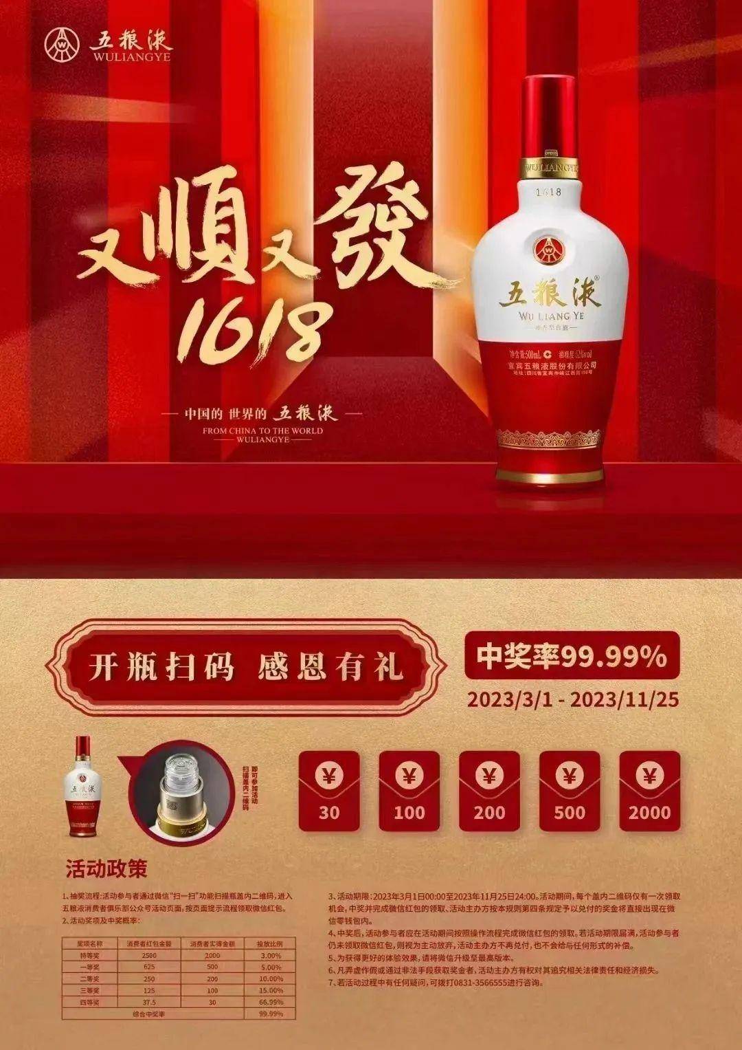 用现金红包"增加开瓶数,消化库存量",是名酒动销的标配!