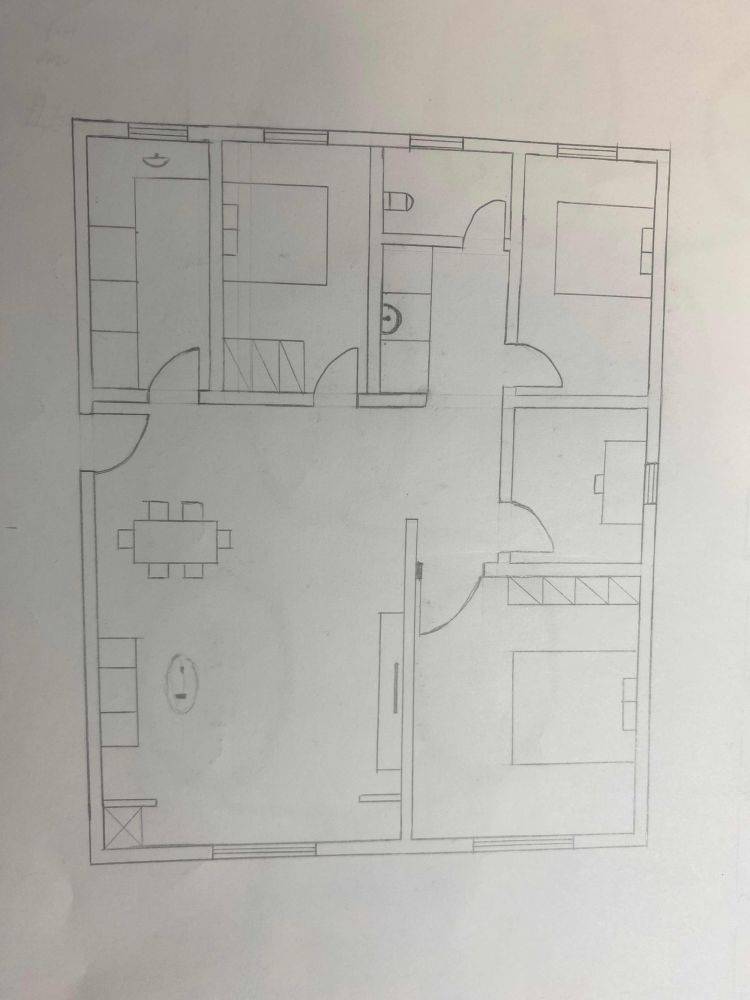 小学生简易家里平面图图片