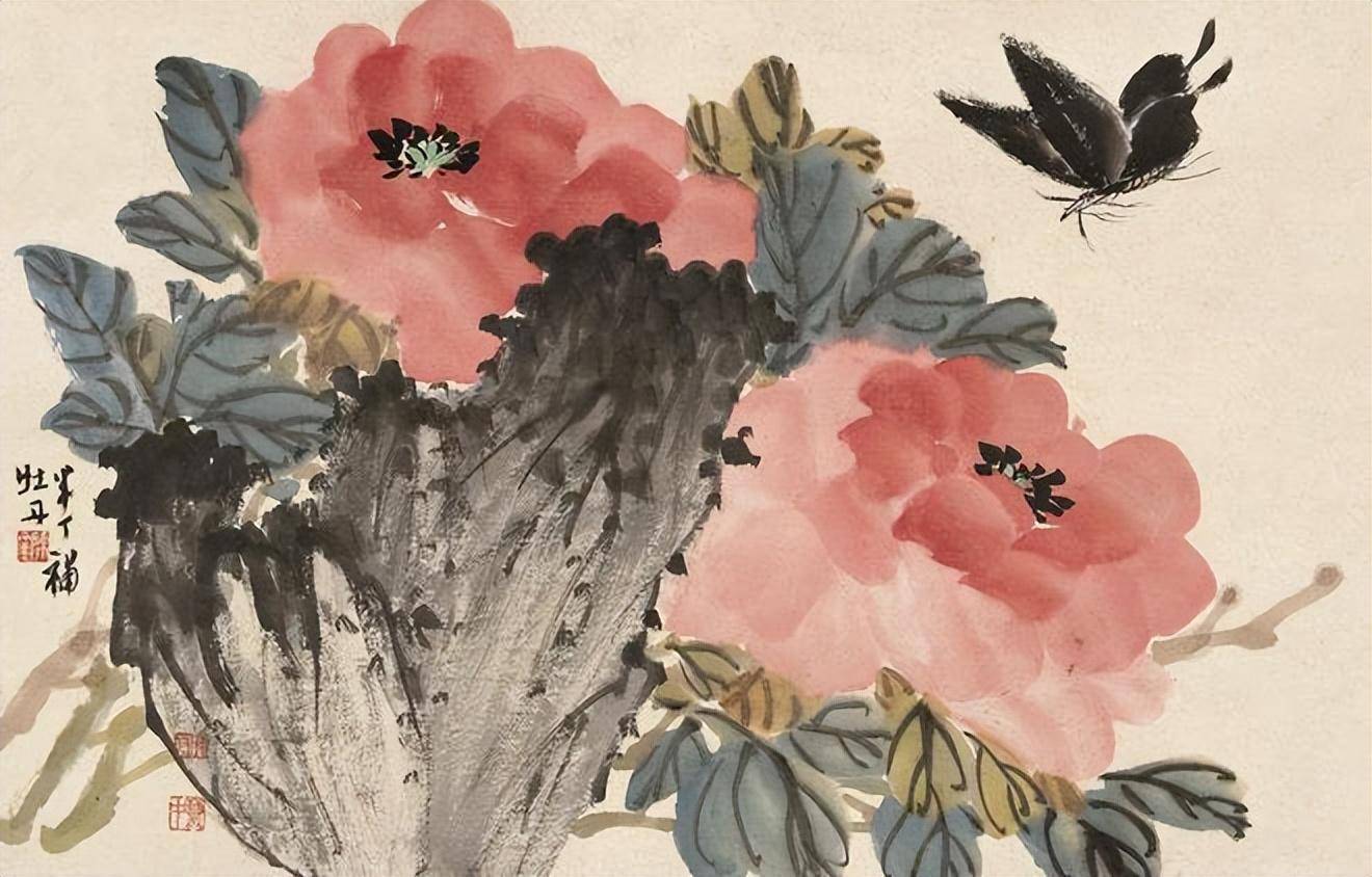 从齐白石陈半丁合作作品,看京漂画家的轨迹,齐白石传人齐良芷弟子汤发
