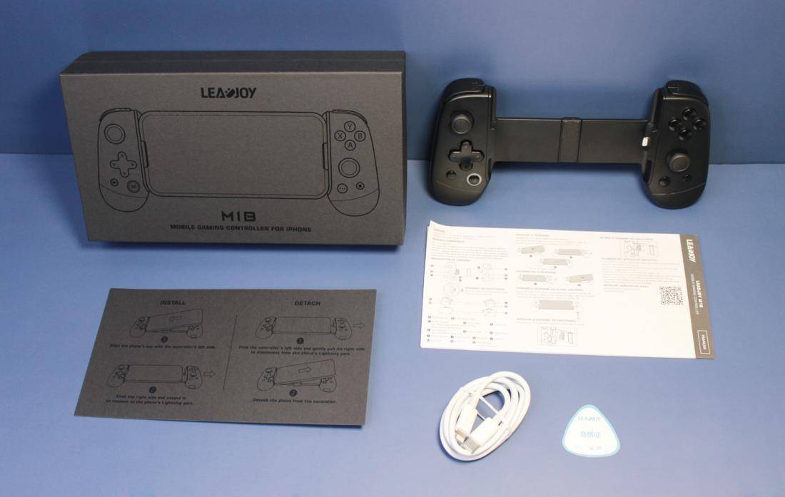 机械按键,手感出色,苹果专用的游戏手柄LEADJOY M1B