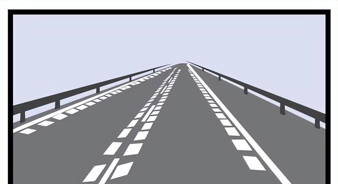 这种减速标线可以给机动车驾驶员以车道变窄的强烈视觉冲击,提醒其